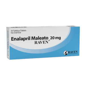 ENALAPRIL MALEATO 20mg RAVEN, UNIDAD