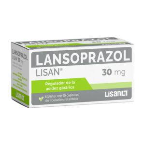 LANSOPRAZOL LISAN 30mg., CÁPSULAS DE LIBERACIÓN RETARDADA, UNIDAD