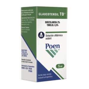 POEN SOLUCIÓN OFTÁLMICA ESTÉRIL, GLAUCOTENSIL D, 5ML.