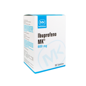 IBUPROFENO MK 600 MG, TABLETAS,  UNIDAD.