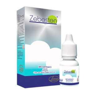 ZEBESTEN SOLUCIÓN OFTÁLMICA ESTÉRIL, CAJA CON FRASCO GOTERO CON 5mL.