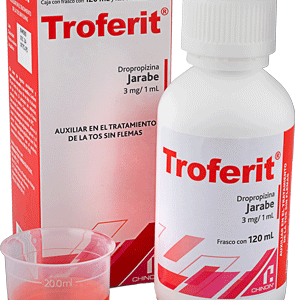 TOFERIT JARABE, FRASCO CON 120 mL.