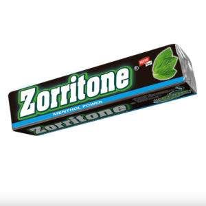 ZORRITONE MENTHOL POWER, CARAMELO PARA LA GARGANTA, PRESENTACIÓN DE 9 CARAMELOS.