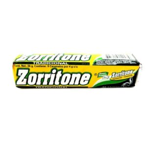 ZORRITONE ORIGINAL, CARAMELO PARA LA GARGANTA, PRESENTACIÓN DE 9 CARAMELOS.