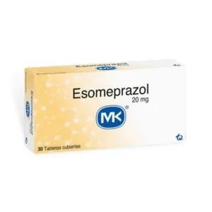 EZOMEPRAZOL 20MG MK, TABLETAS RECUBIERTAS, CAJA 30 TABLETAS, UNIDAD.