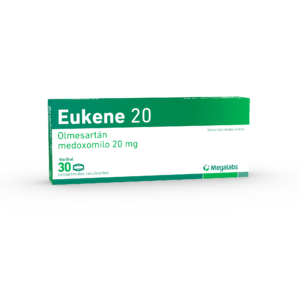 EUKENE 20 COMPRIMIDOS RECUBIERTOS, CAJA CON 30 COMPRIMIDOS.