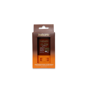 BABARIA STICK SOLAR FACIAL GLOW EFFECT (BARRA) 50+ RESISTENTE AL AGUA, 20 mL.