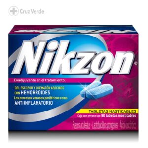 NIKZON TABLETAS MASTICABLES, UNIDAD