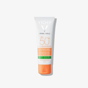 VICHY CAPITAL SOLEIL SPF 50+ PROTECTOR SOLAR MATIFICANTE 3 EN 1, 50 mL.