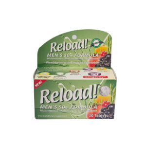 RELOAD MULTIVITAMÍNICO, MULTIMINERAL & ANTIOXIDANTE, FÓRMULA PARA HOMBRES 50+, 30 TABLETAS