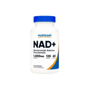 NAD+ NUTRICOST NICOTINAMIDE ADENINE DINUCLEOTIDE 1000 MG, 120 CÁPSULAS.