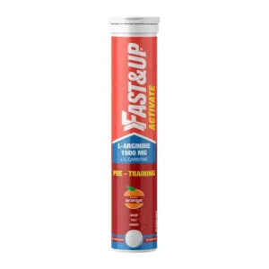 FAST&UP  ACTIVATE L-ARGININE, PRE-ENTRENAMIENTO, NARANJA, 20 TABLETAS EFERVECENTES