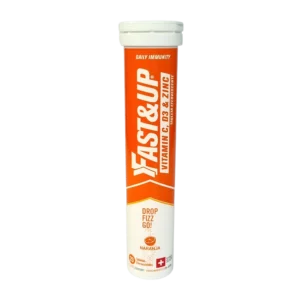FAST&UP VITAMINA C, D3 Y ZINC, 20 PASTILLAS EFERVECENTES.