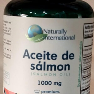 ACEITE DE SALMÓN 1000 MG, 100 CÁPSULAS BLANDAS.