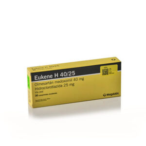 EUKENE H 40/25, CAJA CON 30 COMPRIMIDOS RECUBIERTOS.