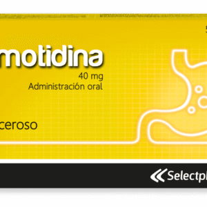 FAMOTIDINA 40 MG ANTIULCEROSO, TABLETAS, CAJA CON 50 TABLETAS, UNIDAD
