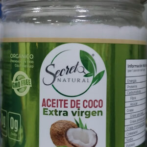 ACEITE DE COCO EXTRA VIRGEN SECRETO NATURAL 250mL.